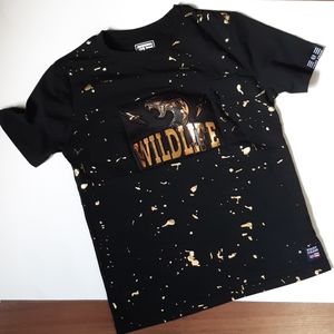 SOLD Phat farm boys black t shirt size 7